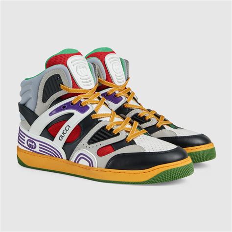 gucci sneakers basket|Gucci basket high top.